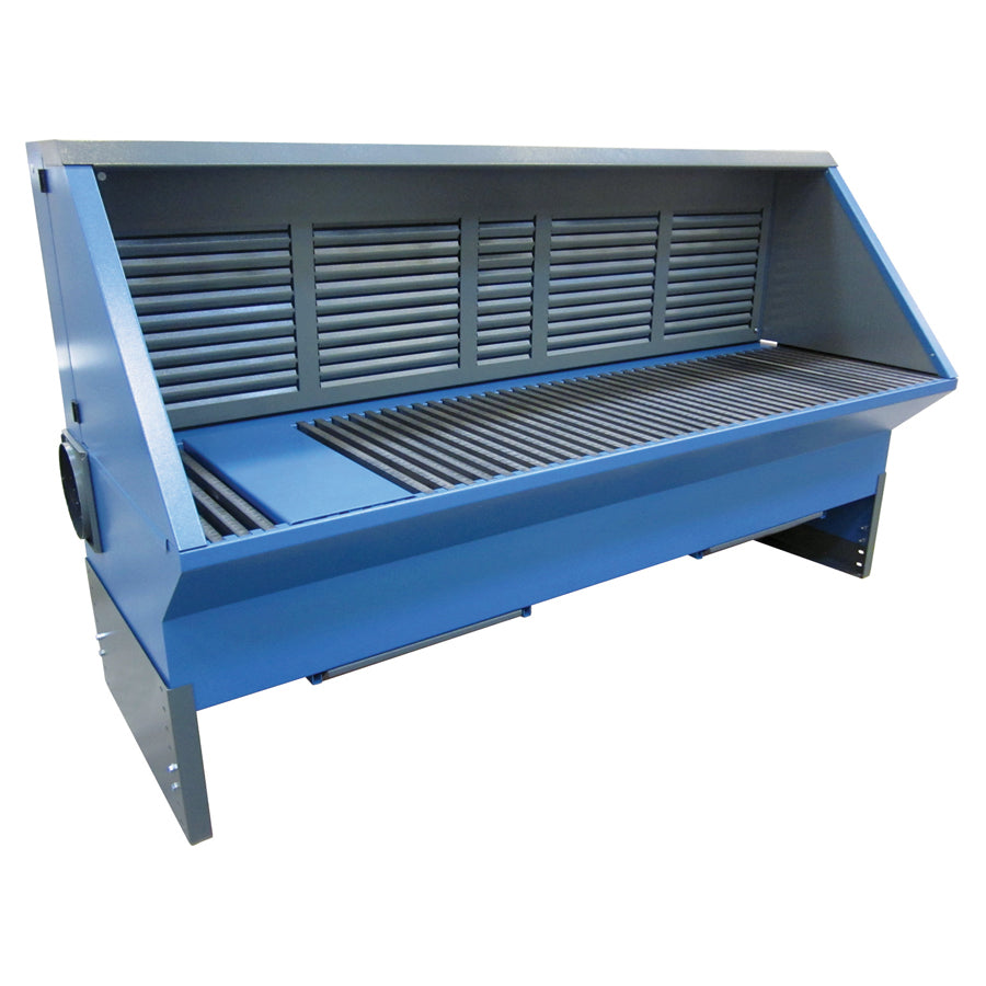 Gram Clean Air Absaugtisch UF-BS-ISO, Seitenwände und Decke, isoliert, zusätzlich Absaugung durch Hinterwand, Breiten 1000 - 3000 mm, Tiefe 1000 - 1250 mm, verschiedene Tischauflagen