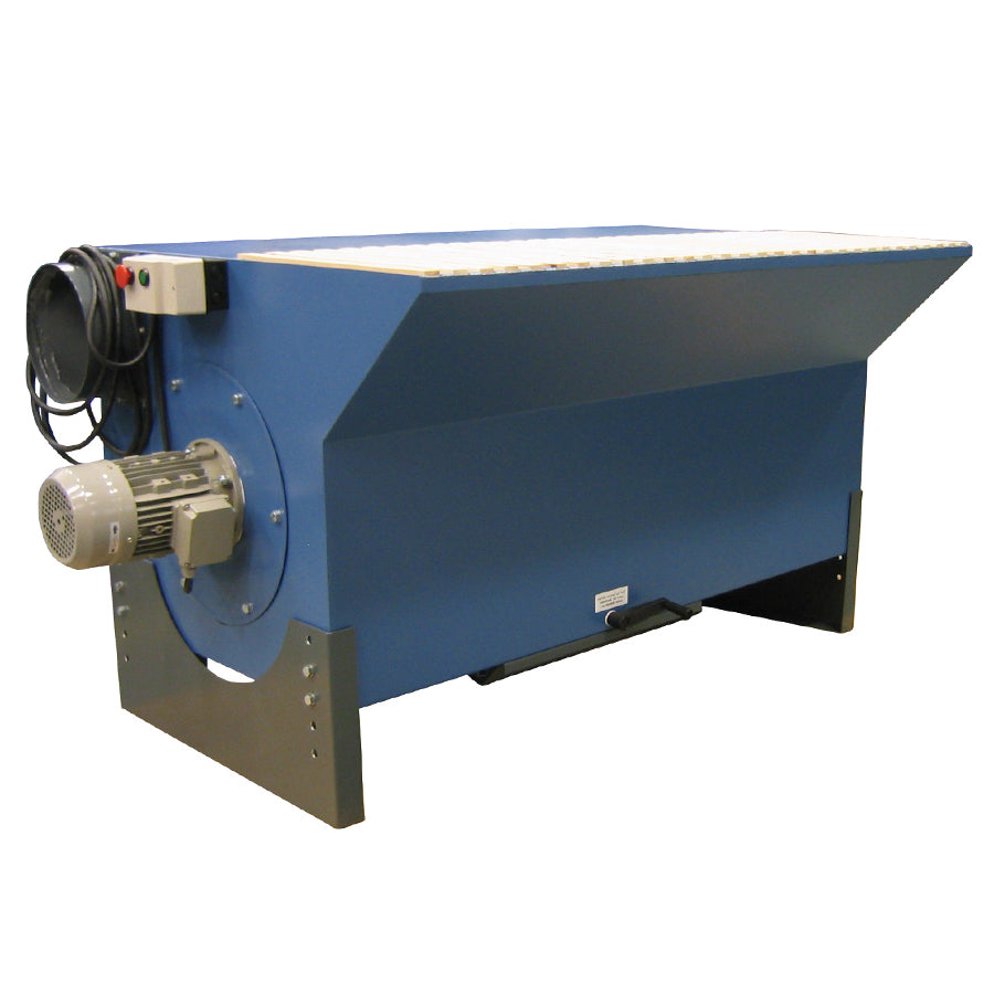 Gram Clean Air Extraction Table UFPR with Fan, Widths from 1000 to 3000 mm, Depth 1000 or 1250 mm, Various Table Tops