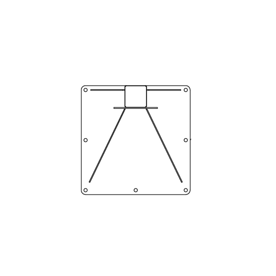 Gram Clean Air Floor Stand FP for Extraction Arms LGF, RGF, RFF, TGI and LE with Extension Arm(s) with a Length of 4E to 9 m, Heights 2.5 and 3 m