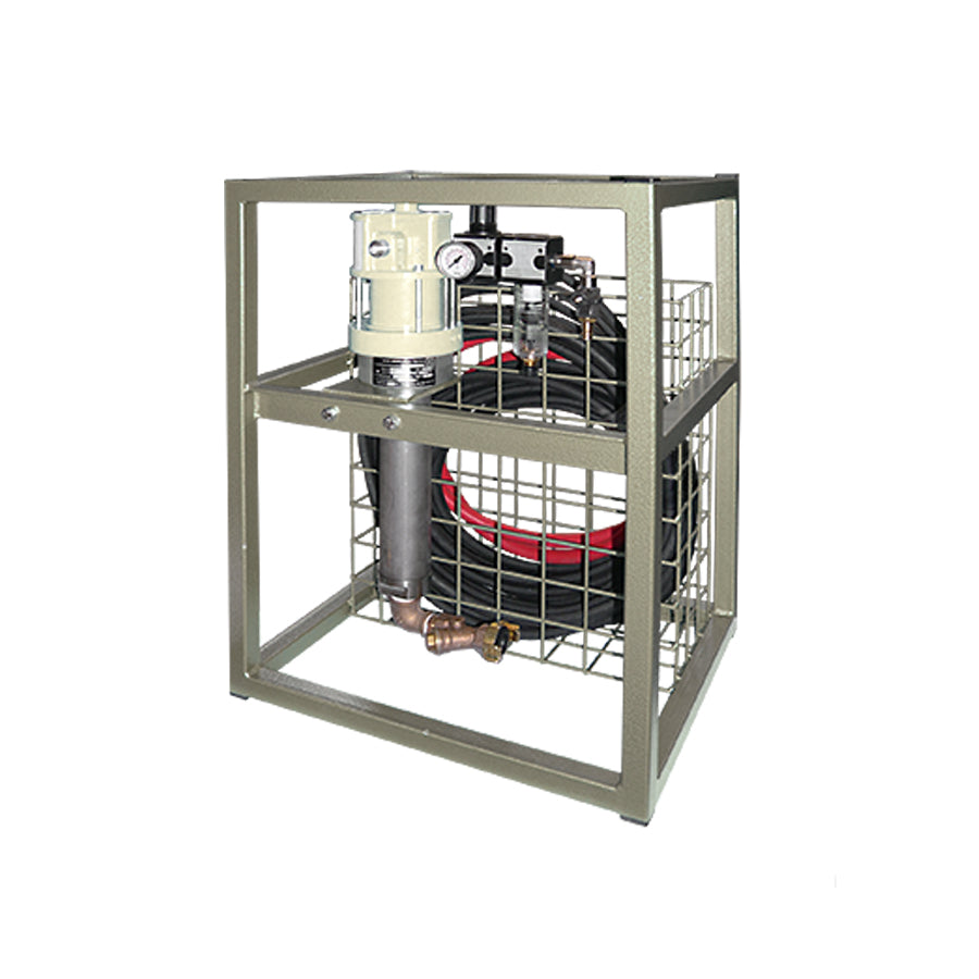 Clemco Wet Blast Pump W-92 with Transport Basket, Pneumatic, max. 15 l/min, max. 5 bar, air consumption 0.15 m³/min, with Hoses