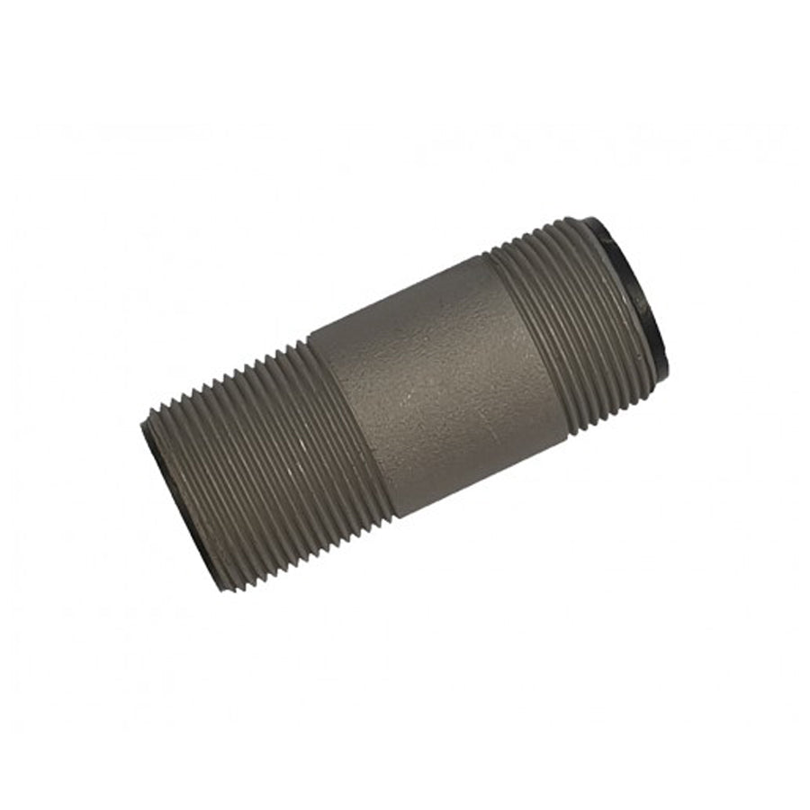 Contracor pipe nipple 1 1/4" (AG/AG), ductile iron, rubberized