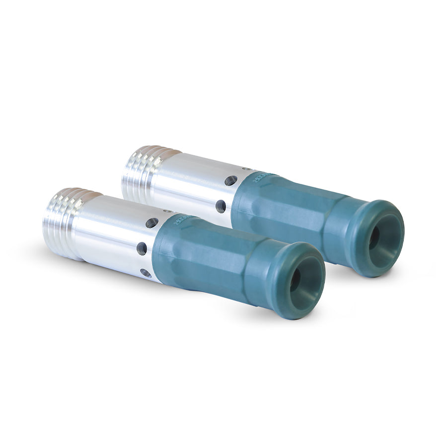 Contracor Doppelventuri-Sandstrahldüse Defender 600, Siliziumkarbid, extralang, 50 mm Grobgewinde, Düsenbohrung 6,5 bis 12,5 mm