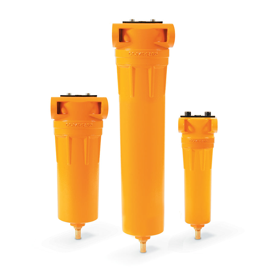 Comprag Compressed Air Cyclone Condensate Separator DFS, Max. 16 bar Operating Pressure, Flow Rate from 1.2 to 36.0 m³/min