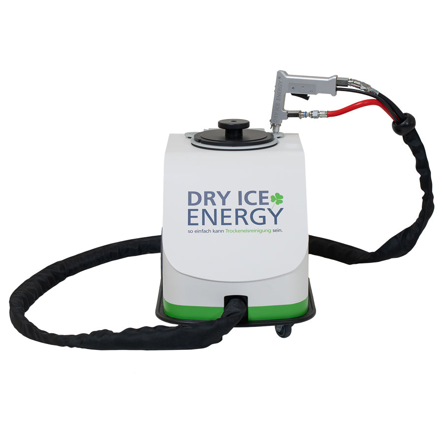 Dry Ice Energy Dry Ice Blasting Device Champ Turbo, complete set, blasting pressure 1-10 bar, compressed air requirement 500 - 1400 ltr./min
