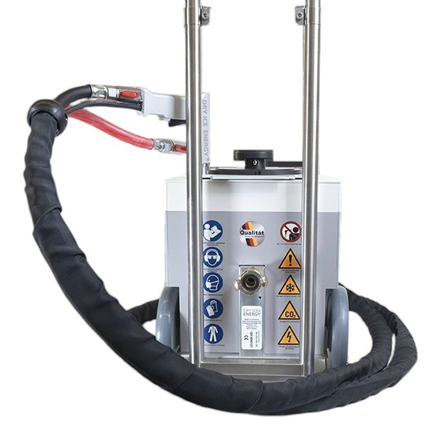 Dry Ice Energy Dry Ice Blasting Device Champ Turbo PRO, complete set, blasting pressure 1-14 bar, compressed air requirement 800 - 3500 ltr./min