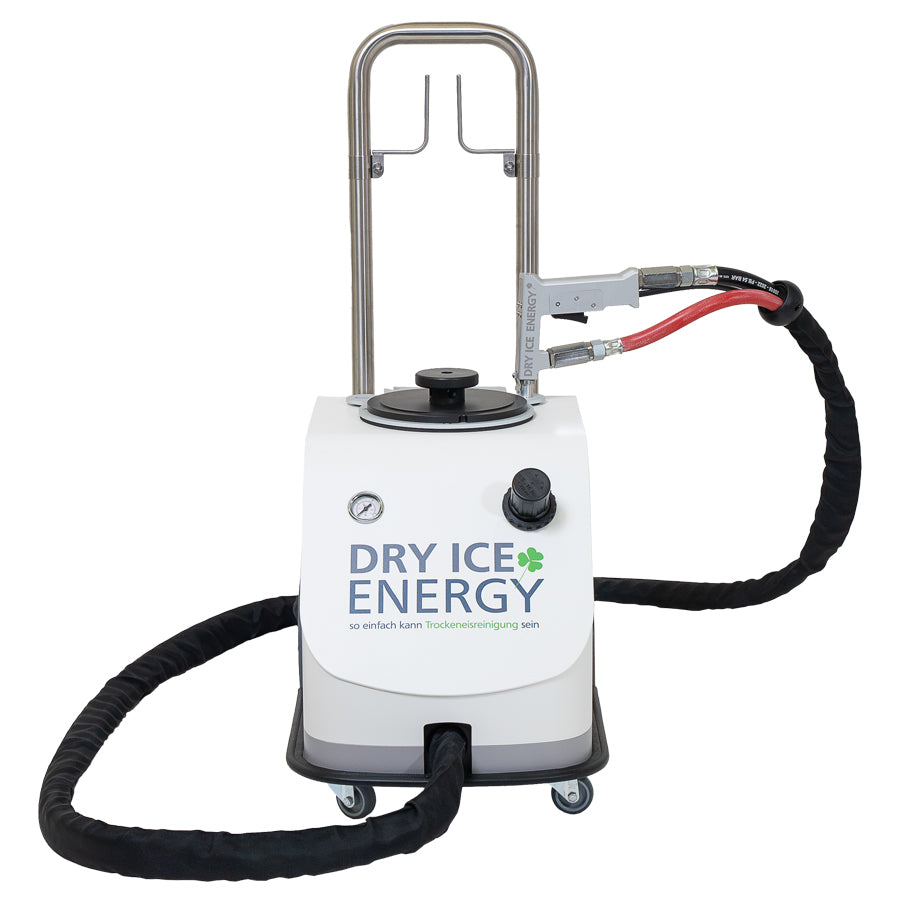 Dry Ice Energy Dry Ice Blasting Device Champ Turbo PRO, complete set, blasting pressure 1-14 bar, compressed air requirement 800 - 3500 ltr./min