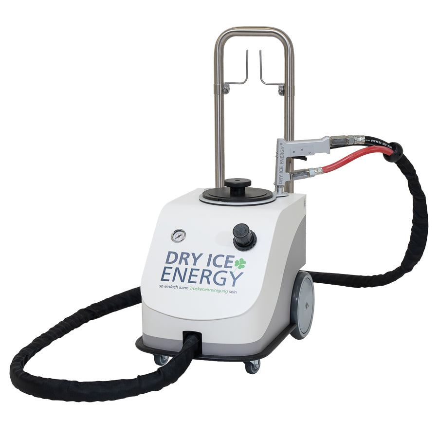 Dry Ice Energy Dry Ice Blasting Device Champ Turbo PRO, complete set, blasting pressure 1-14 bar, compressed air requirement 800 - 3500 ltr./min