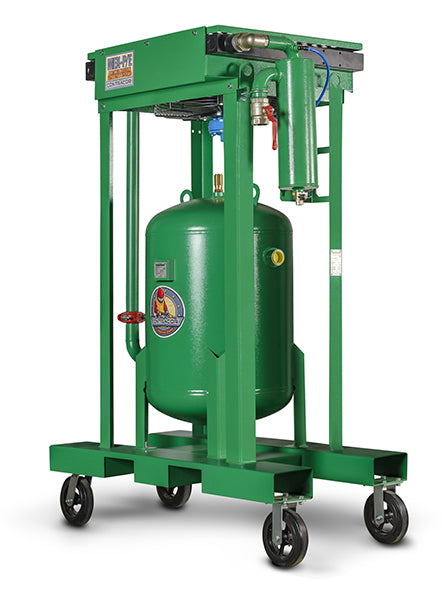 Contracor compressed air dehumidification system MEX-P, pneumatic drive, max. flow rate 20 or 30 m³/min