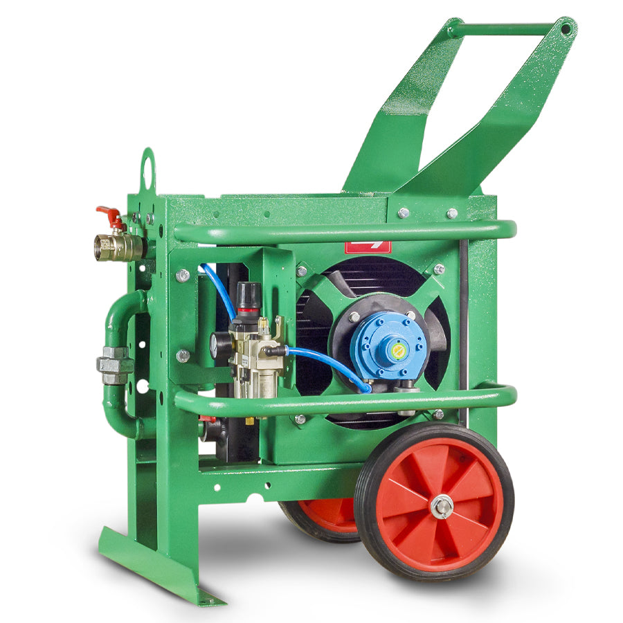 Contracor Mobiler Druckluft-Nachkühler DryBlast DBP, pneumatischer Antrieb, max. 12 bar Betriebsdruck, max. Volumenstrom von 3 bis 25 m³/min