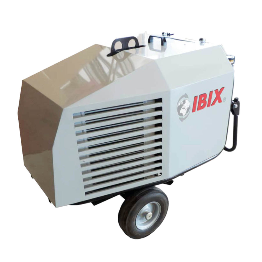 Ibix Mobiler Benzin-Kompressor IB 2000, Honda Benzin-Motor, 22 PS, 1900 l/min, max. 7 bar Betriebsdruck, mit Kältetrockner