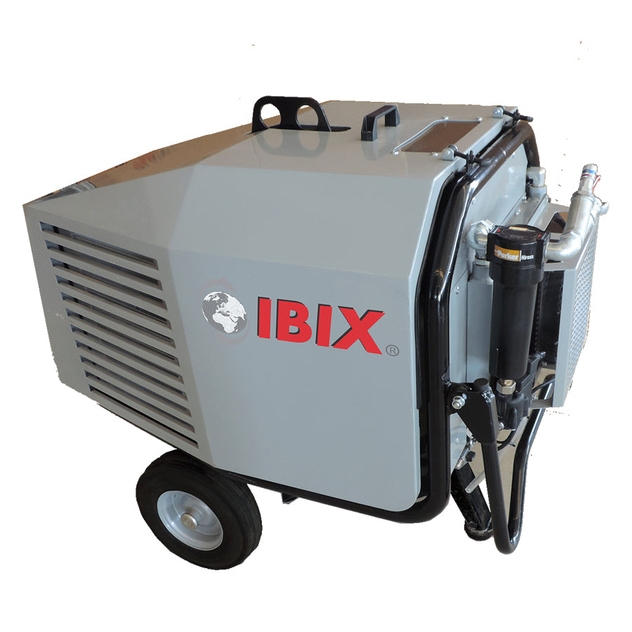 Ibix Mobiler Benzin-Kompressor IB 2000, Honda Benzin-Motor, 22 PS, 1900 l/min, max. 7 bar Betriebsdruck, mit Kältetrockner