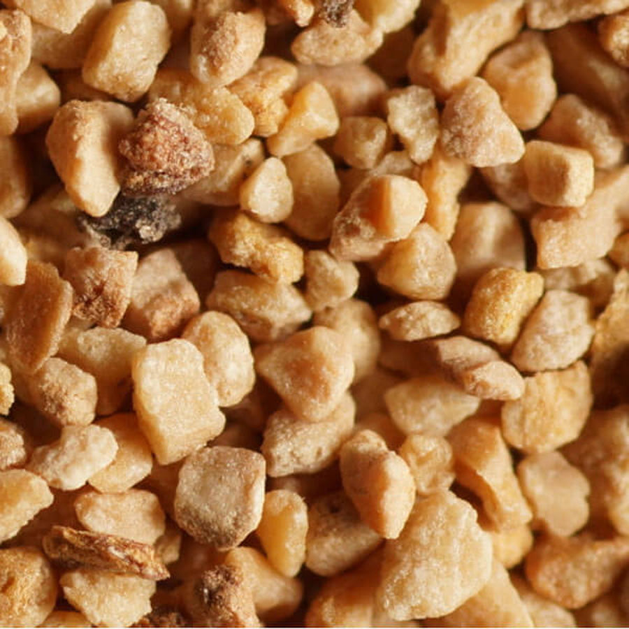 Cerablast nut shell granulate blasting medium, metric grain sizes from 0.2-2.4 mm, bulk quantity of 2,000-10,000 kg