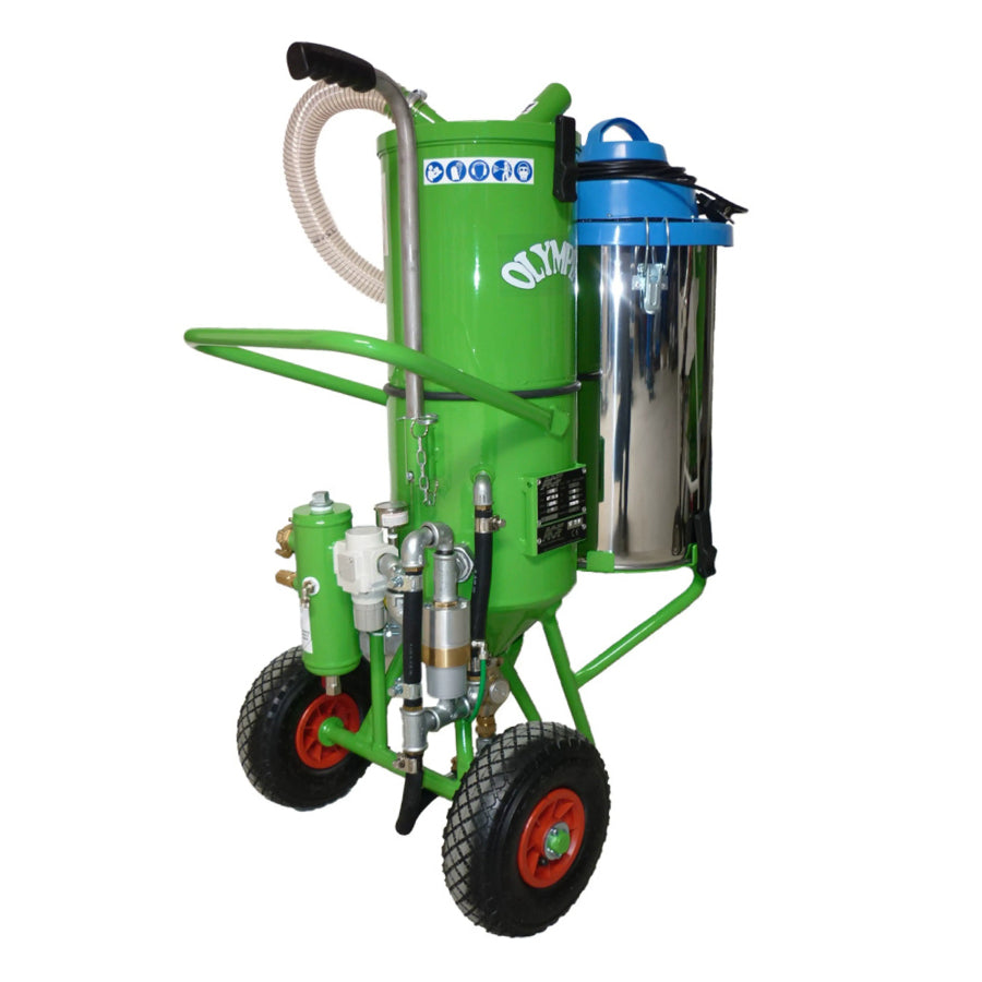 ACF Vacuum Blasting Device Olympia, 11 Liter capacity, 0.1 - 4 bar blasting pressure, Complete Set