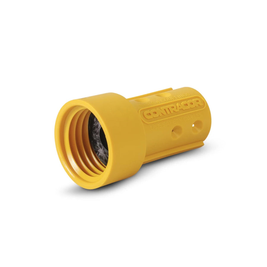 Contracor Nozzle Holder NHP Blastlock with nozzle seal and screws, Nylon, 25 or 50 mm coarse thread, for blast hose AD 27, 33, 39, 48 mm