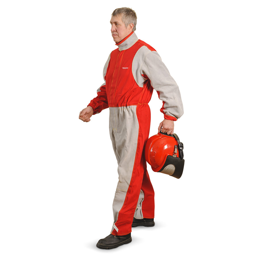 Contracor Sandblasting Suit Heavy-Duty, Leather and Cotton, in sizes S-XXXL