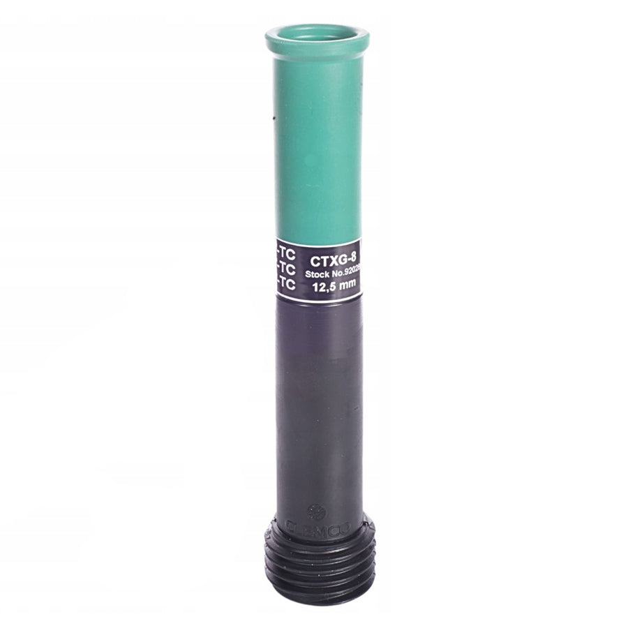 Clemco Venturi Sandblasting Nozzle CTXG Clemlast, Tungsten Carbide, long, 50 mm coarse thread, nozzle opening 8 - 12.5 mm