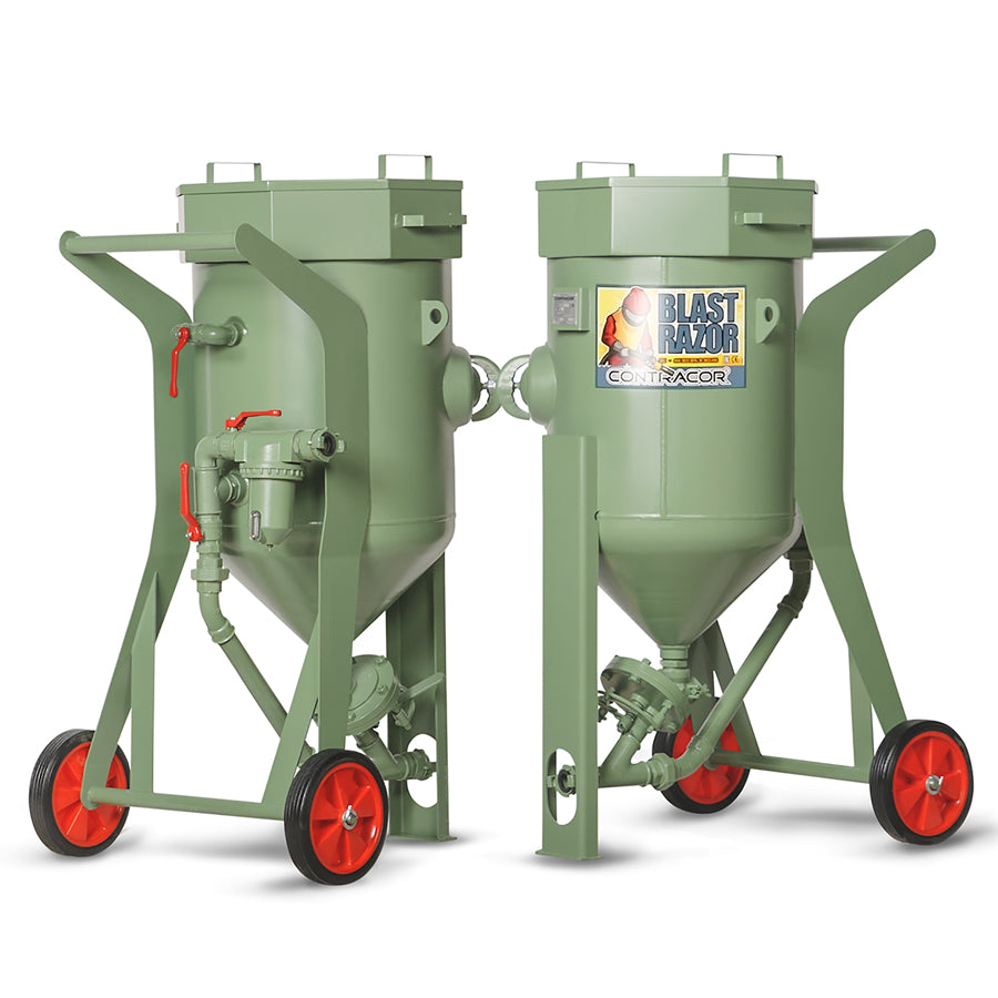 Contracor Pressure Blasting Device Blastrazor Z-100 (100 liters), optionally combinable with additional accessories