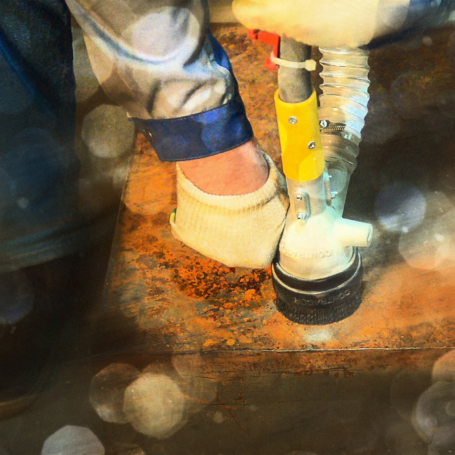 Contracor Suction Blasting Device BRS-2 with Blasting-Suction Head BSH-40 including 3 Brushes, 5m Hose, Complete Set