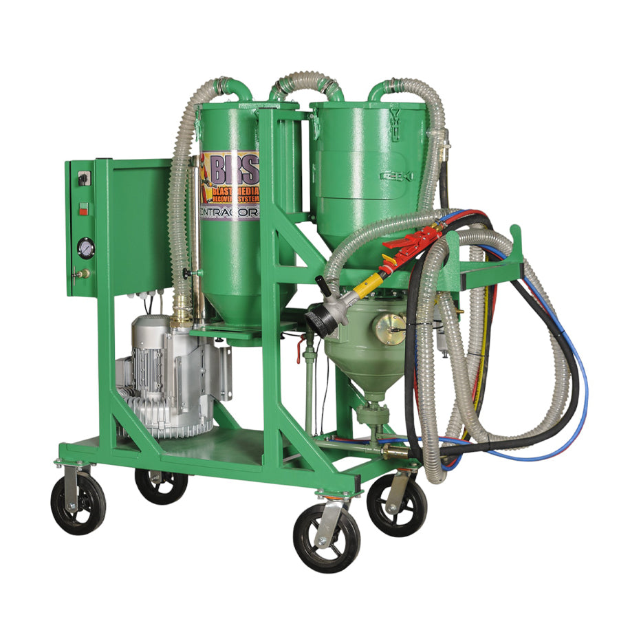 Contracor Suction Blasting Device BRS-2 with Blasting-Suction Head BSH-40 including 3 Brushes, 5m Hose, Complete Set