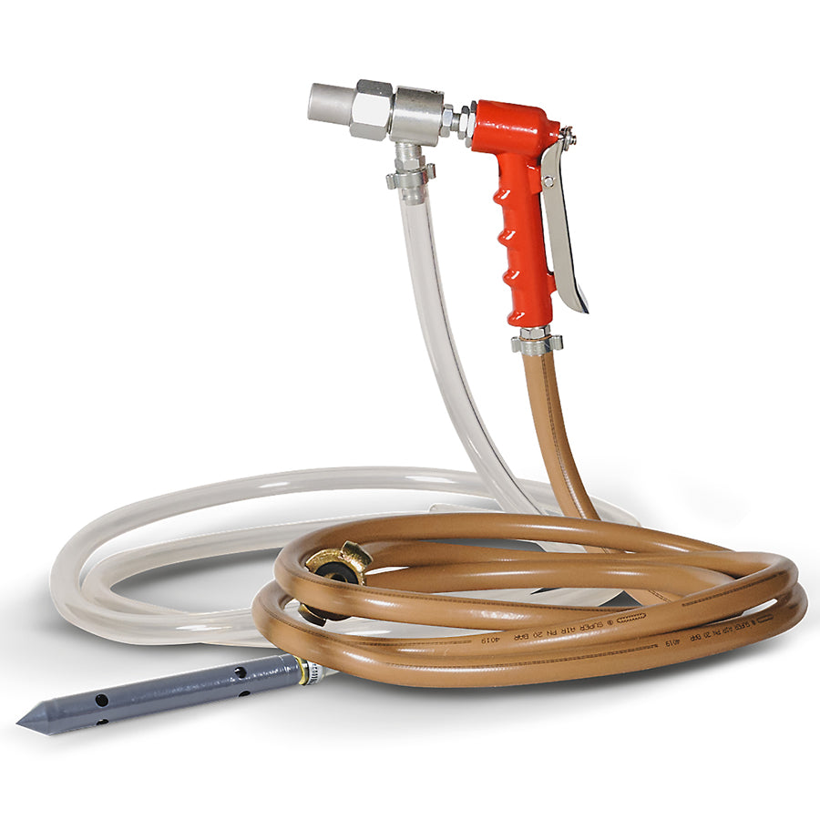 Contracor Sandblasting Gun SFG with Ceramic Nozzle Ø 8mm, Abrasive Suction Lance, 4m Abrasive Hose and 3m Air Hose, also available in a set with container