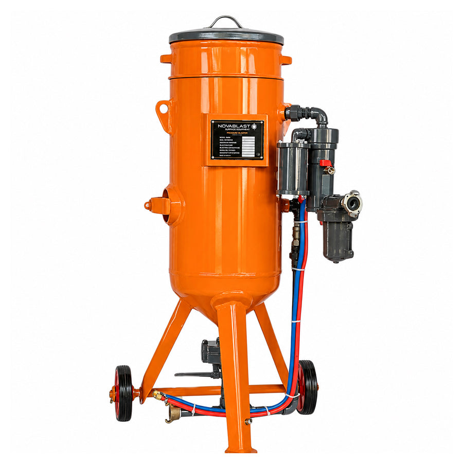 Contracor Pressure Blasting Device Blastrazor Z-25RC (25 liters) with 5m remote control hose and hand lever DMH, optionally combinable with additional accessories