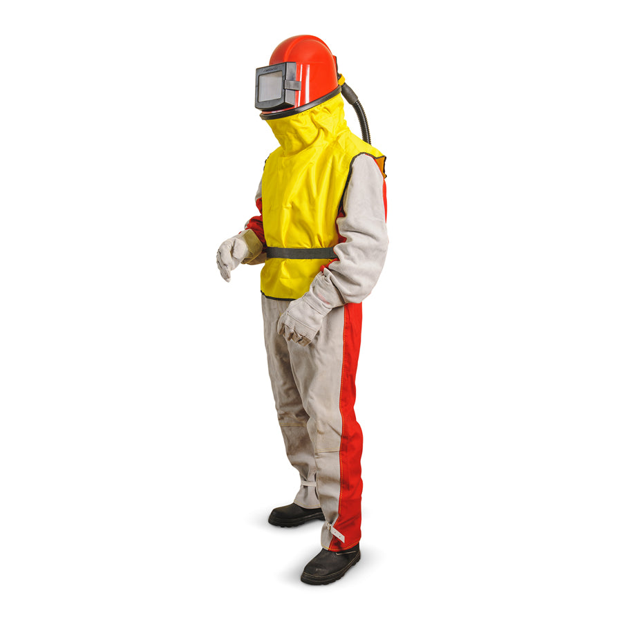 Contracor Sandstrahlhelm Comfort mit Nyloncape und Regulierventil