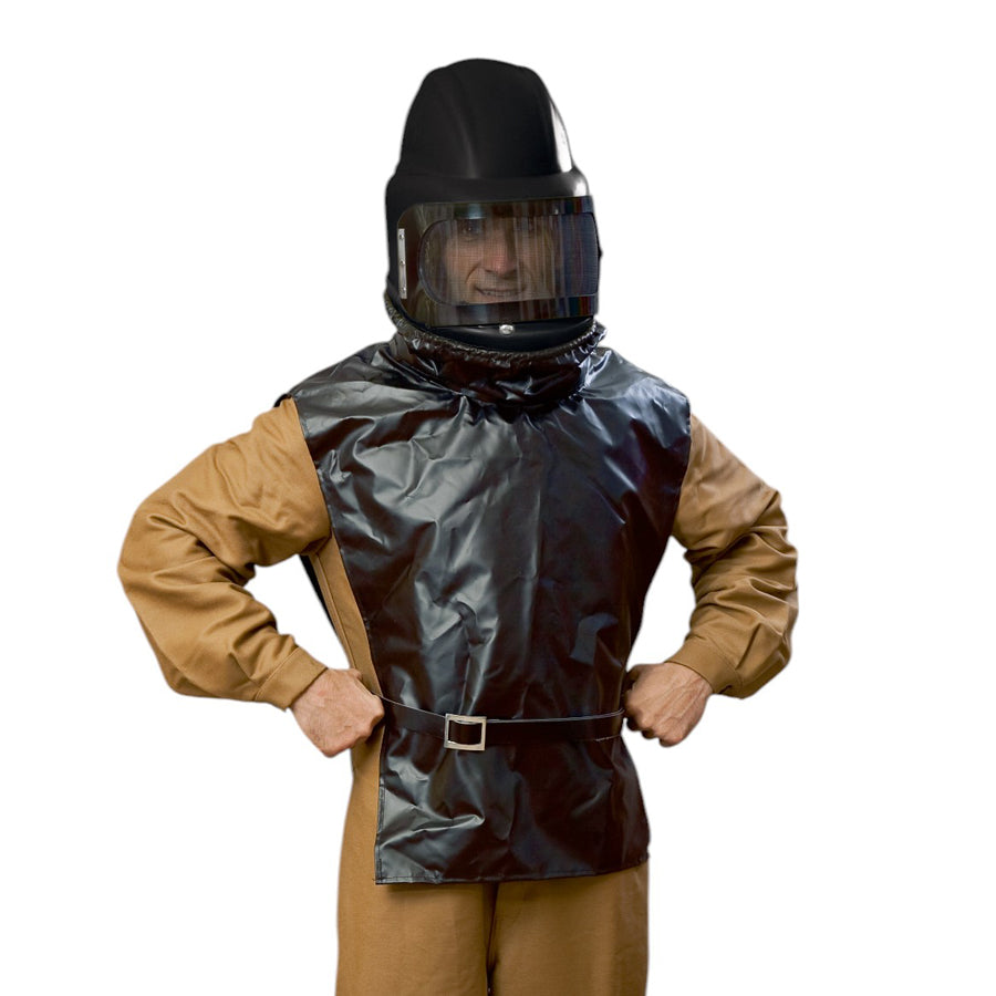 Ekastu sandblasting helmet P4-Plus with cape and control valve, various variants