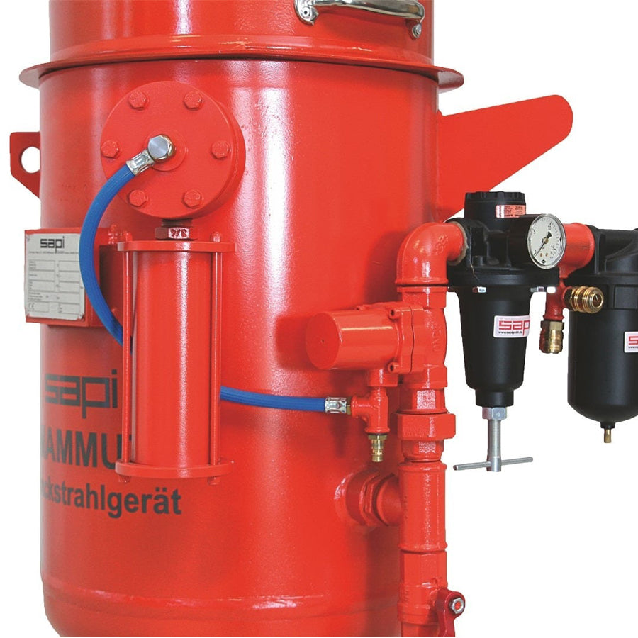 Sapi pressure blasting device Mammut 60 (60 liters), pressure regulated, optionally combinable with additional accessories