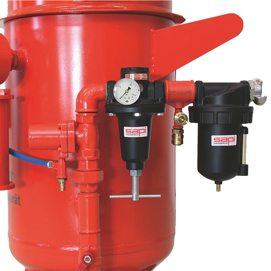 Sapi pressure blasting device Mammut 60 (60 liters), pressure regulated, optionally combinable with additional accessories