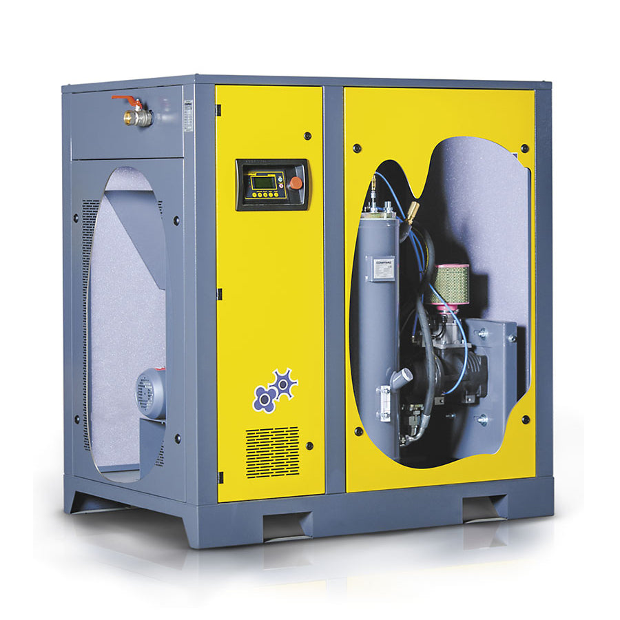 Comprag Schraubenkompressor FV-Serie, drehzahlgeregelt, 30 kW Antriebsleistung, 4,6/5,1 m³/min Volumenstrom, 5-8 oder 5-10 bar max. Betriebsdruck