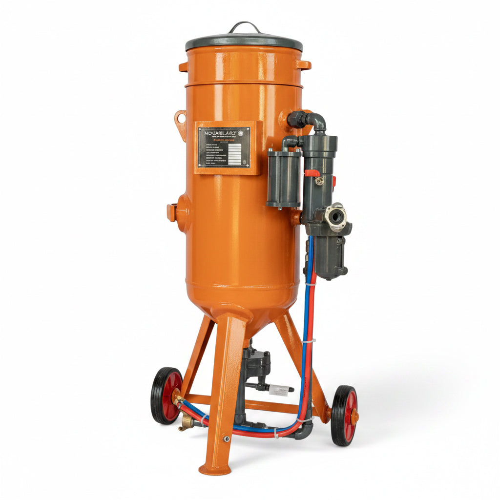Contracor Pressure Blasting Device Blastrazor Z-25RC (25 liters) with 5m remote control hose and hand lever DMH, optionally combinable with additional accessories