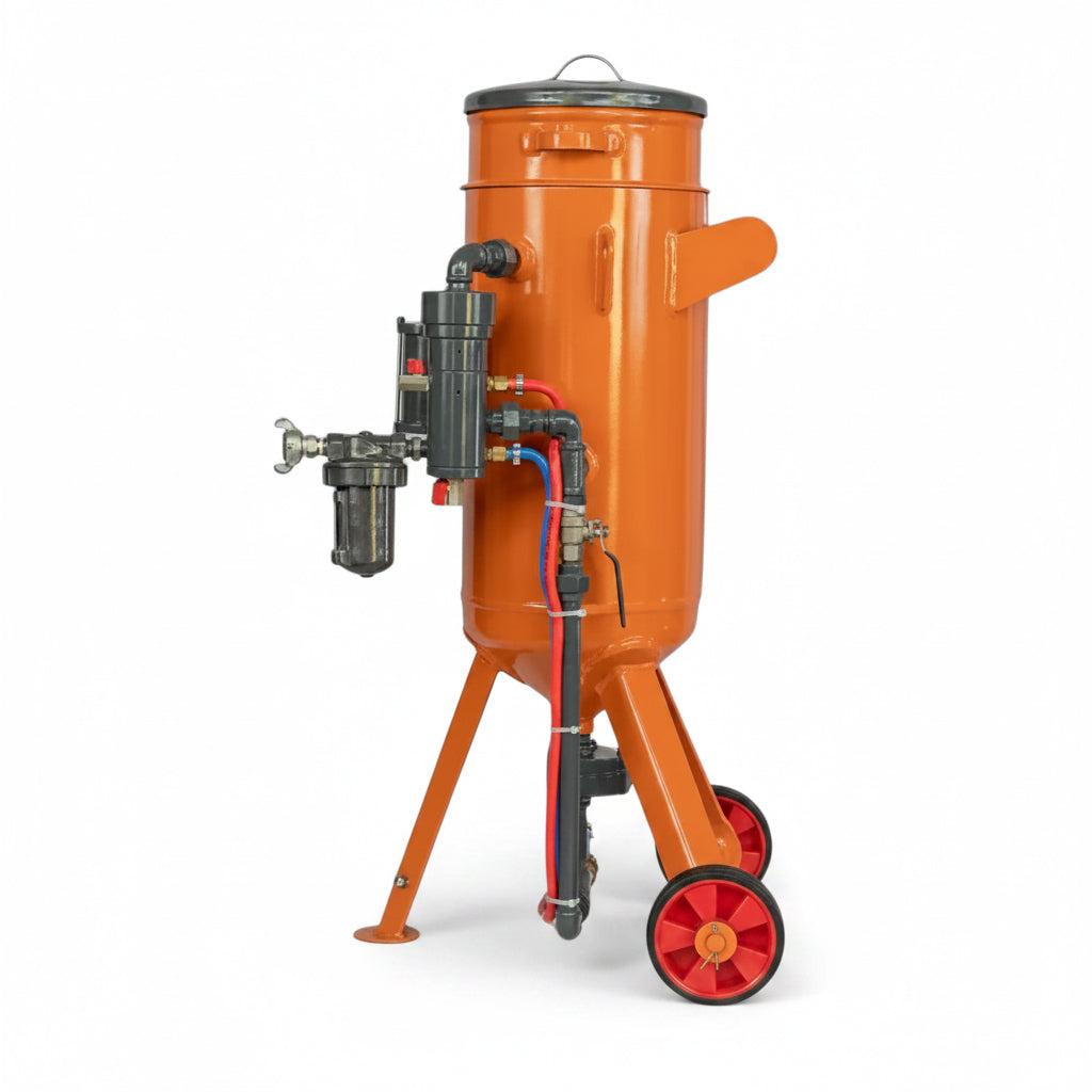 Contracor Pressure Blasting Device Blastrazor Z-25RC (25 liters) with 5m remote control hose and hand lever DMH, optionally combinable with additional accessories