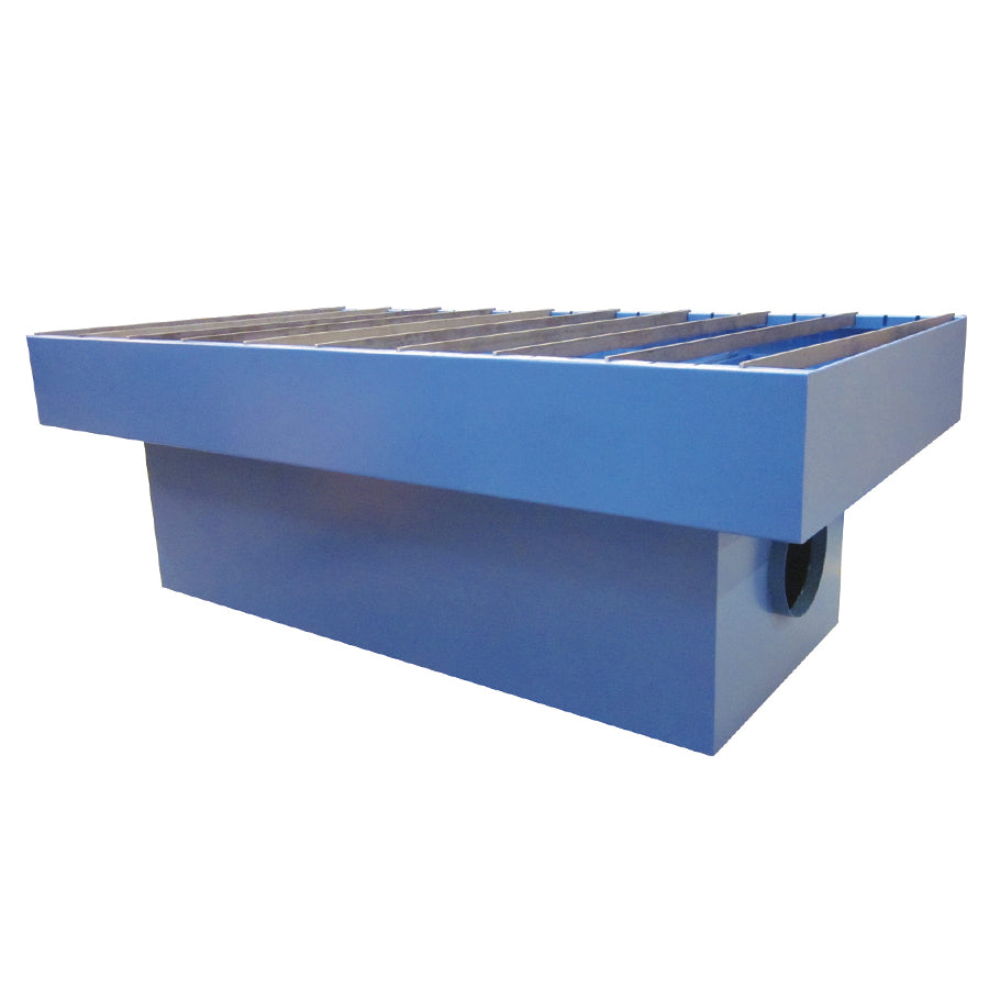 Gram Clean Air Extraction Table PB, Flame Cutting Table, Lengths from 1100 to 2600 mm, Widths from 550 to 1350 mm