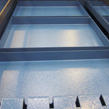 Gram Clean Air Extraction Table PB, Flame Cutting Table, Lengths from 1100 to 2600 mm, Widths from 550 to 1350 mm