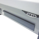 Gram Clean Air Extraction Table UFH-E-B, Electric Height Adjustment, Additional Extraction through Rear Wall, Widths 1000 - 2000 mm, Depth 1100 mm, Various Table Tops