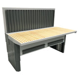 Gram Clean Air Extraction Table UFH-E-B, Electric Height Adjustment, Additional Extraction through Rear Wall, Widths 1000 - 2000 mm, Depth 1100 mm, Various Table Tops