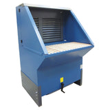 Gram Clean Air Extraction Table UFPR-BS with Fan and Rear Wall with Extraction, Ceiling and Side Walls, Widths from 1000 to 3000 mm, Depth 1000 or 1250 mm, Various Table Tops