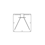 Gram Clean Air Floor Stand FP for Extraction Arms LGF, RGF, RFF, TGI and LE with Extension Arm(s) with a Length of 4E to 9 m, Heights 2.5 and 3 m