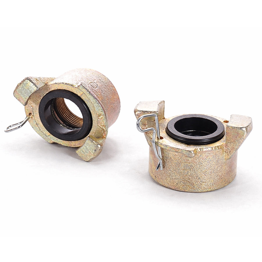 Clemco sandblasting hose coupling CFT, ductile iron, with internal thread 1 1/4", 1 1/2" and 2"