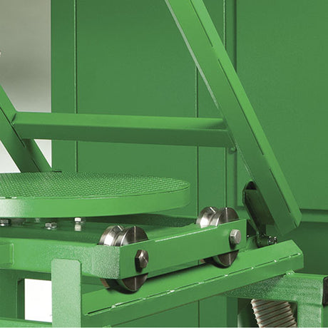 Contracor Mobile Rotary Table with Rail System and Frame for Sandblasting Cabinets CAB, 500 or 800 mm diameter
