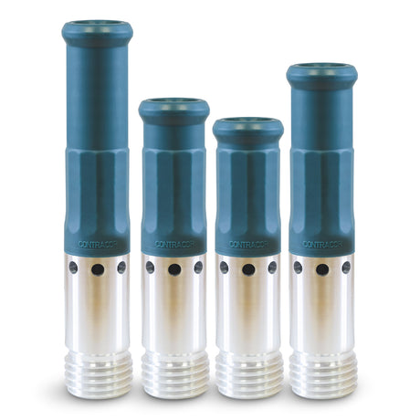 Contracor Double Venturi Sandblasting Nozzle Defender 600, Silicon Carbide, extra long, 50 mm coarse thread, nozzle opening 6.5 to 12.5 mm