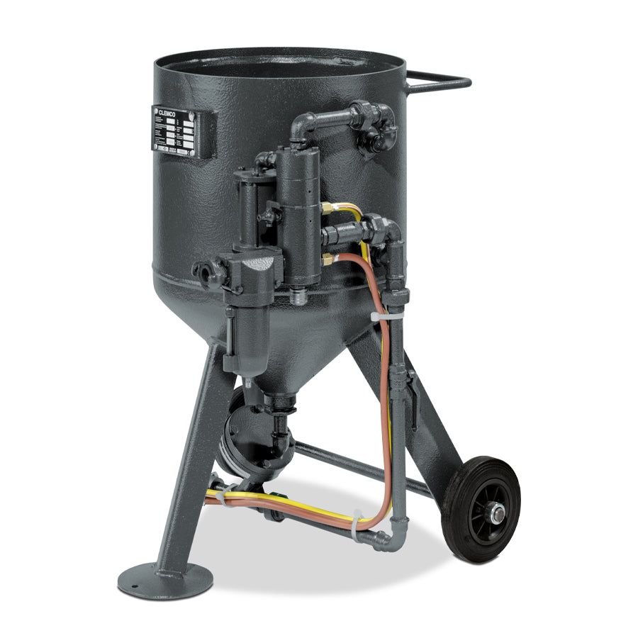 Clemco Pressure Blasting Device Mighty Mite SCW-1628 (40 Liters), Optional with Additional Accessories