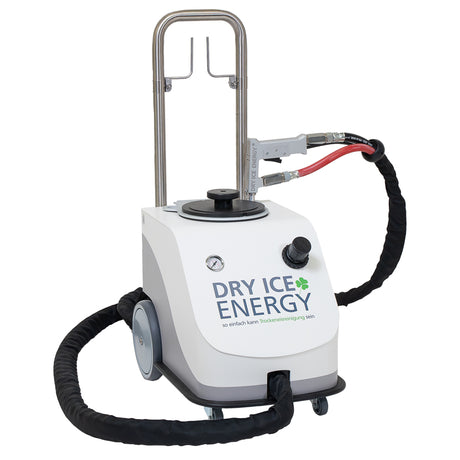 Dry Ice Energy Dry Ice Blasting Device Champ Turbo PRO, complete set, blasting pressure 1-14 bar, compressed air requirement 800 - 3500 ltr./min