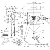 Spare Parts Contracor Pressure Blasting Device BlastRazor Z-200RC (200 Liters)