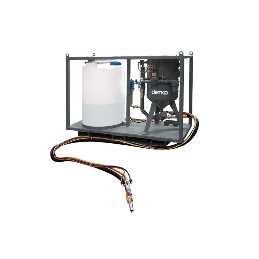 Clemco Wet Blast Device Wetblast Flex (140 ltr.), Complete Set with Water Tank and Pump