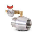 Feucht-Sandstrahlkopf WBA, 50 mm Grobgewinde, Wolframkarbid