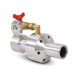 Feucht-Sandstrahldüse WBN, 50 mm Grobgewinde, Wolframkarbid, Düsenbohrung 6,5 bis 9,5 mm
