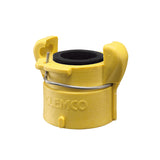 Clemco coupling nozzle holder CFP-50 for connection to sandblasting hose coupling, nylon, 50 mm internal coarse thread