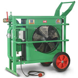 Contracor Mobile Compressed Air Aftercooler DryBlast DBE, electric drive, max. 12 bar operating pressure, max. flow rate of 3 to 25 m³/min