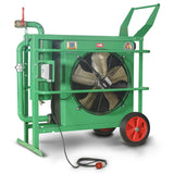 Contracor Mobile Compressed Air Aftercooler DryBlast DBE, electric drive, max. 12 bar operating pressure, max. flow rate of 3 to 25 m³/min